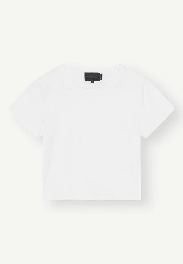 HERSKIND Hazel Crop Tee - White