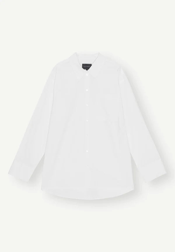 HERSKIND Henrietta Oversized Shirt - White