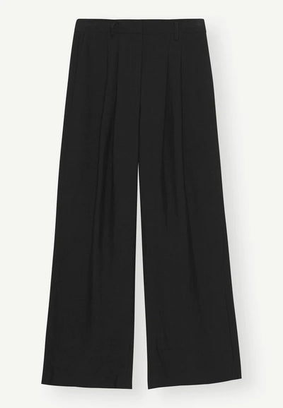 HERSKIND Lotus Wide Leg Pants - Black