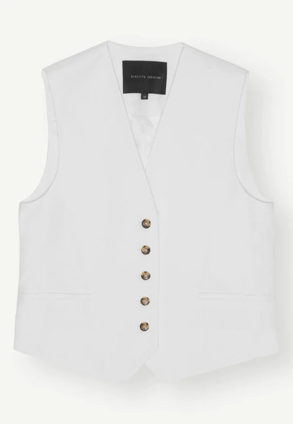 HERSKIND Mister Vest - White