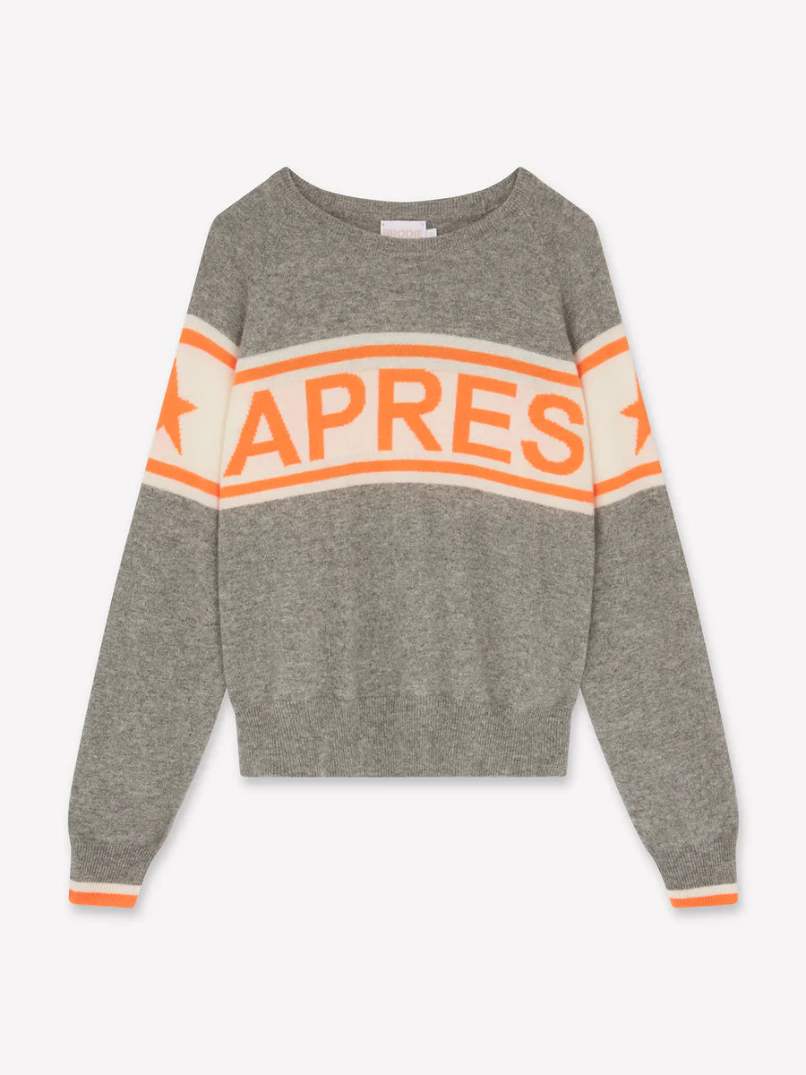 Brodie “Aprés” Sweat Top - Grey