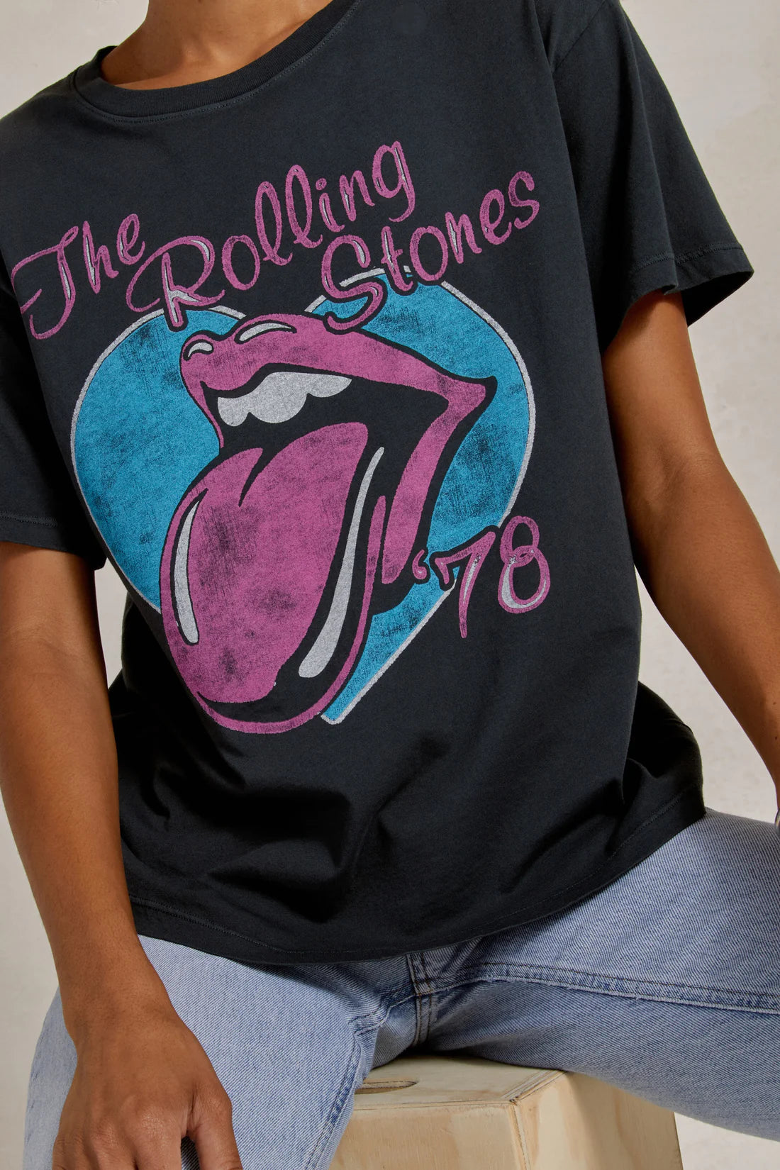 DayDreamer Rolling Stone 78 Tee - Vintage Black