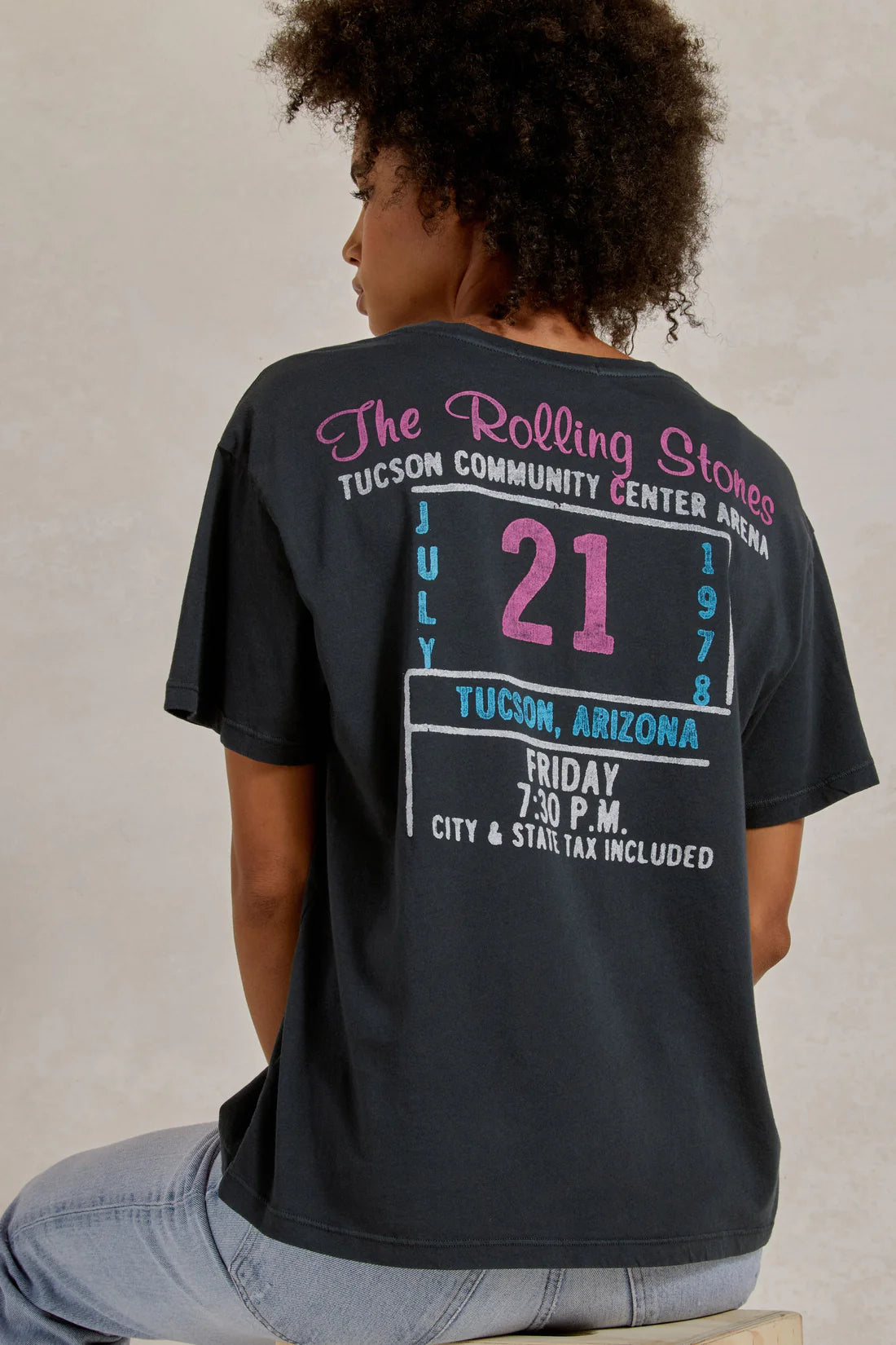 DayDreamer Rolling Stone 78 Tee - Vintage Black