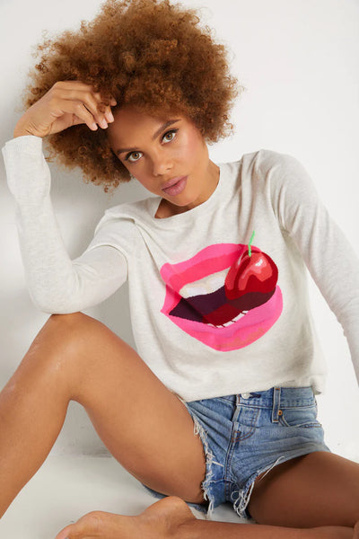 Lisa Todd Cherry Bomb Sweater - Mineral