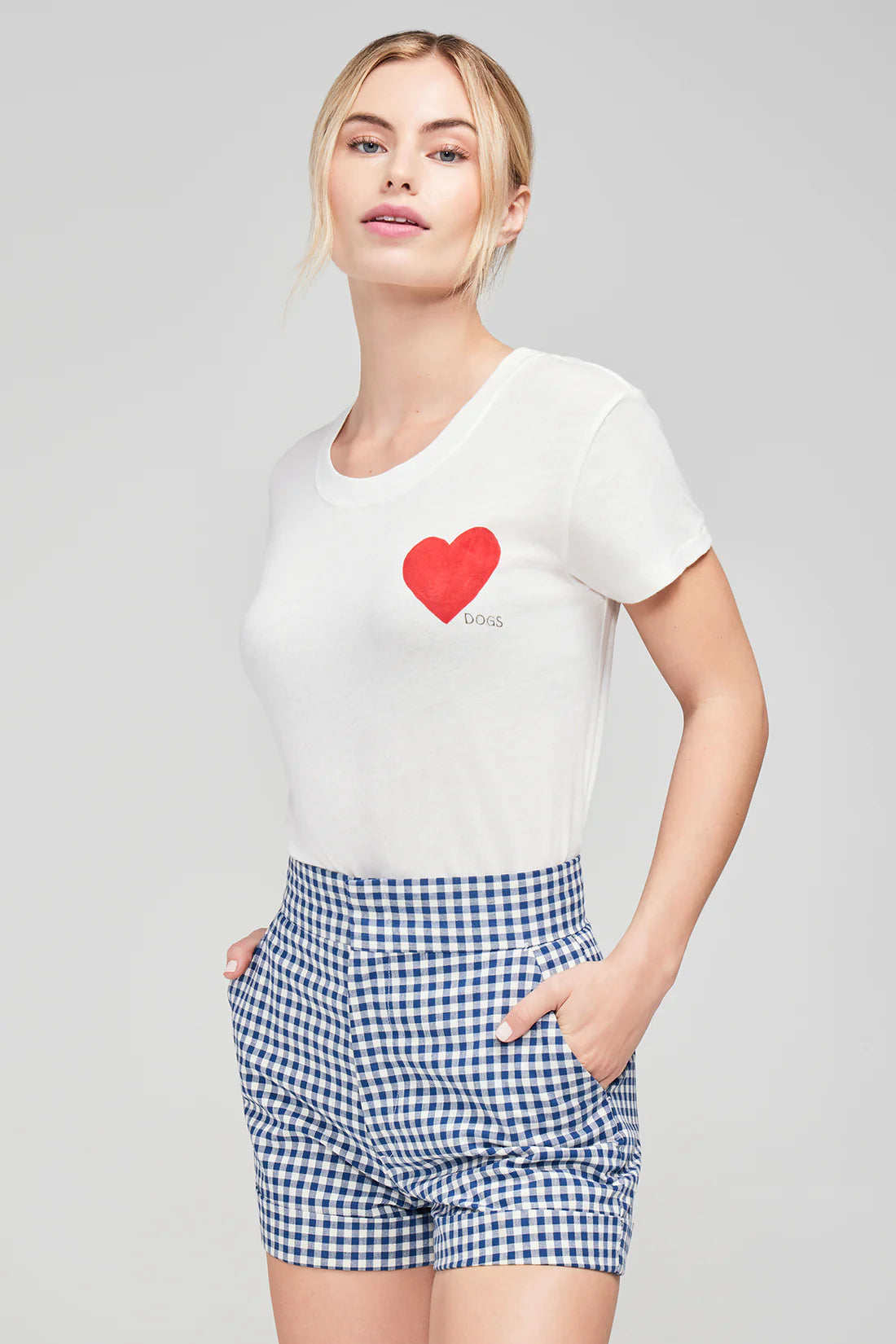 WILDFOX I Love Dogs Charlie Top - White