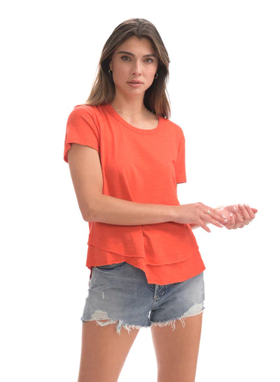 CHRLDR Ava Mock Layer T-shirt - Grenadine