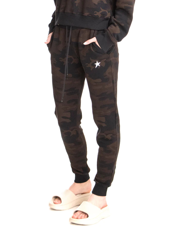 CHRLDR Star Logo Flat Pocket Sweatpants - Black Camo