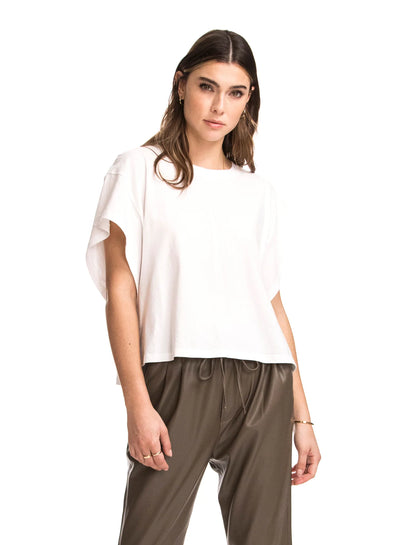 CHRLDR Margaux Butterfly Muscle T-shirt - White