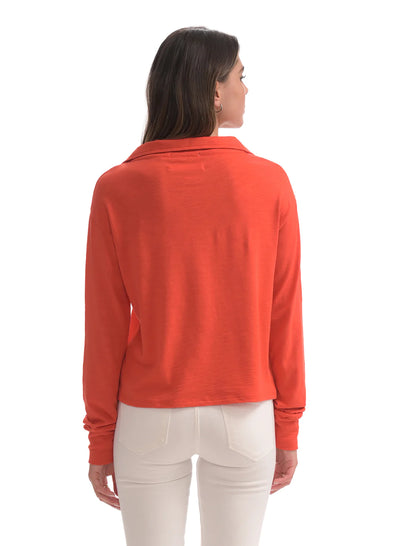 CHRLDR Alexis L/S Polo Shirt - Grenadine