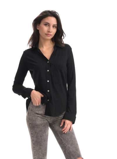 CHRLDR Amrat Jersey Blouse - Black