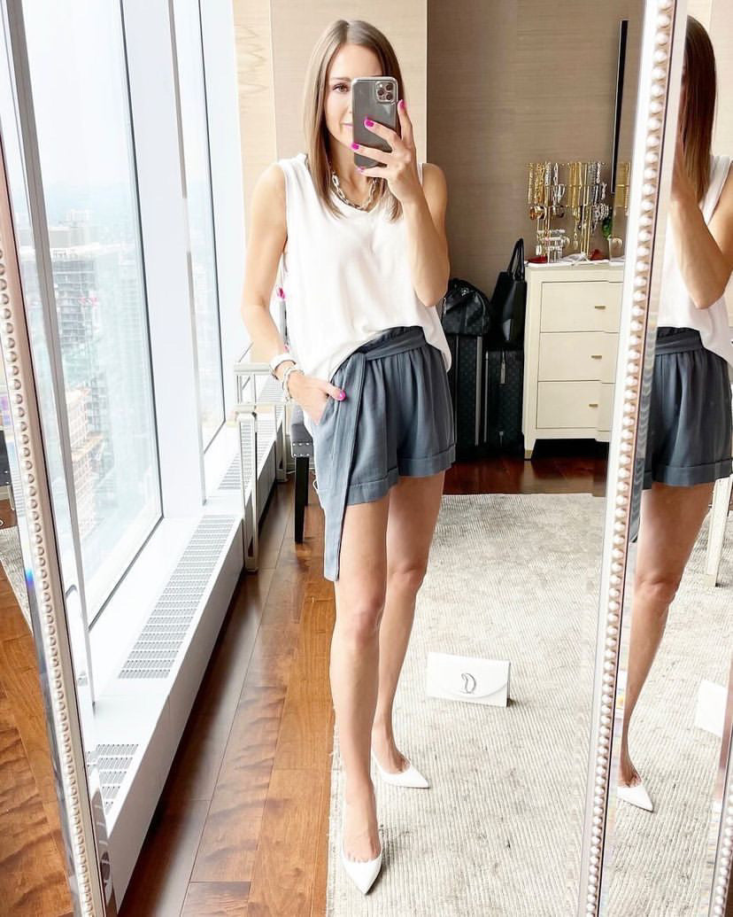 Tyche Charcoal Paperboy Shorts