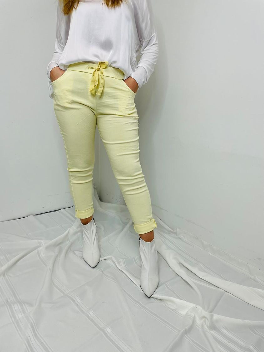 MINI Plain Joggers - Yellow