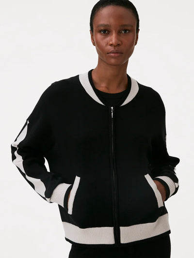 WISPR Diamond Bomber - Coal/Canvas Diamonds