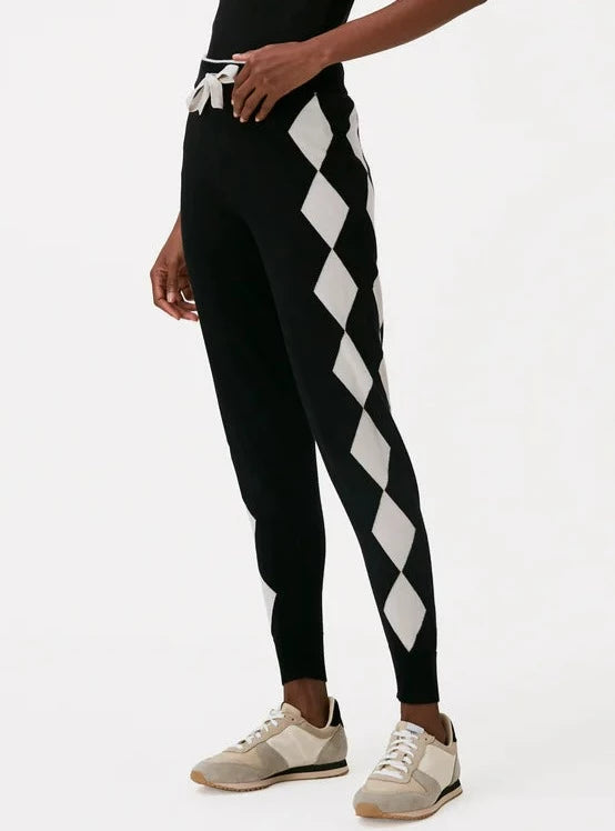 WISPR Diamond Jogger - Coal/Canvas Diamonds