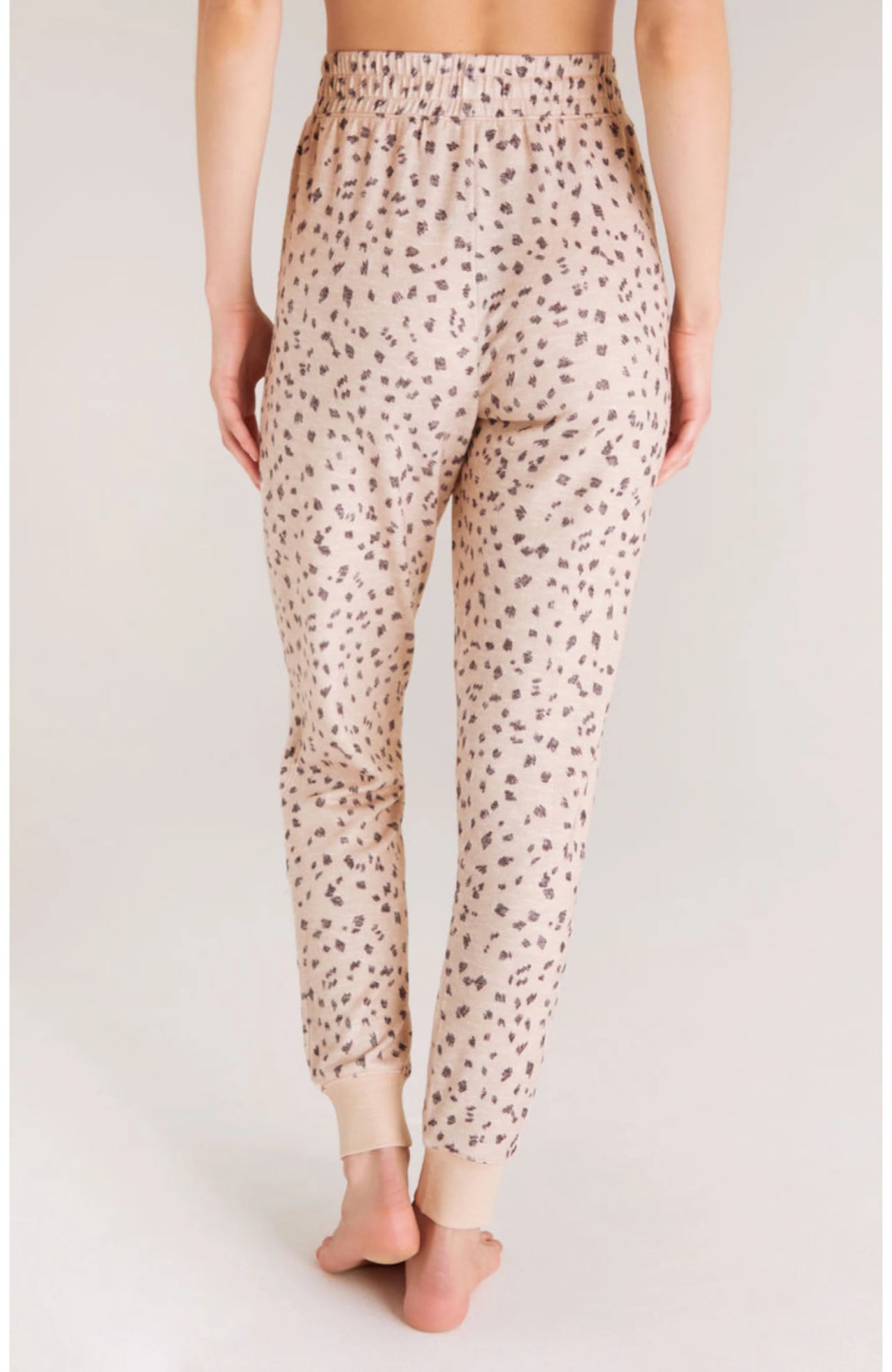 Z Supply Comfy Brush Stroke Jogger - Faded Blush