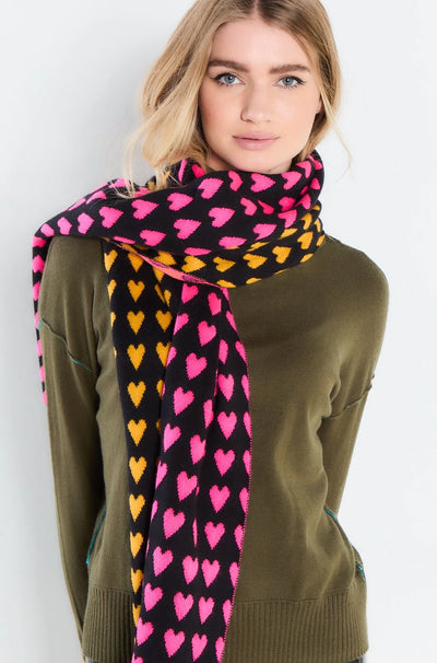 Lisa Todd Love Lines Scarf - Black/Party