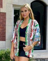 Zadig & Voltaire Multi Colour Chic Printed Kimono