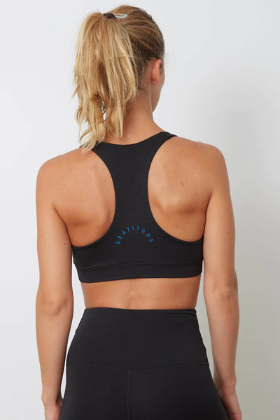 Good hYOUman “Gratitude” Black Bra