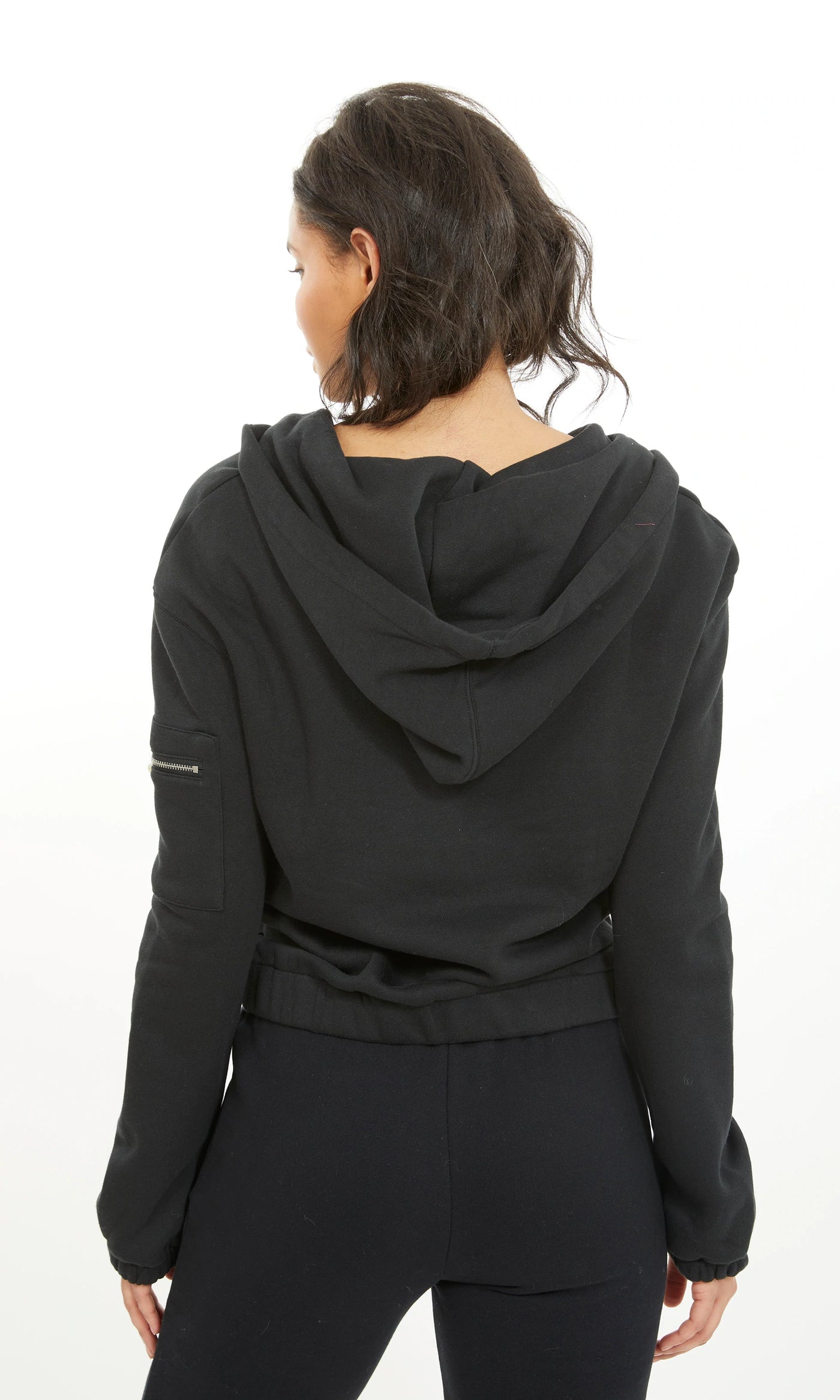 Generation Love Jackie Pearl Zipper Sweatshirt Black
