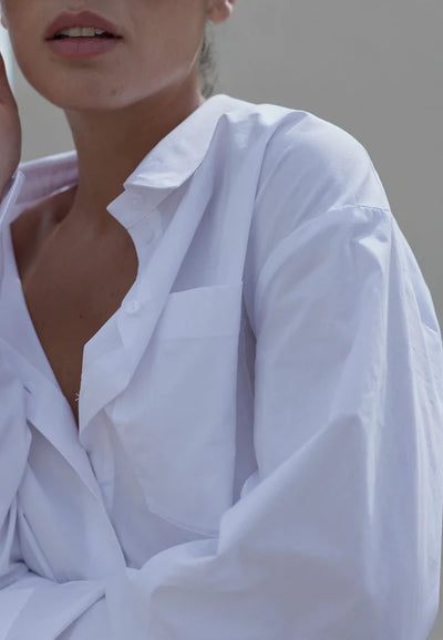 HERSKIND Henrietta Oversized Shirt - White