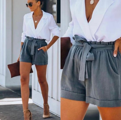 Tyche Charcoal Paperboy Shorts