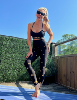 CHRLDR Gold Skull & Star  Sports Bra