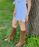 VENTI Eyelet Trim Shorts - White