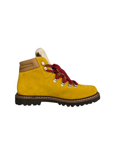 Ammann Town II Mustard Yellow Suede Ankle Boots