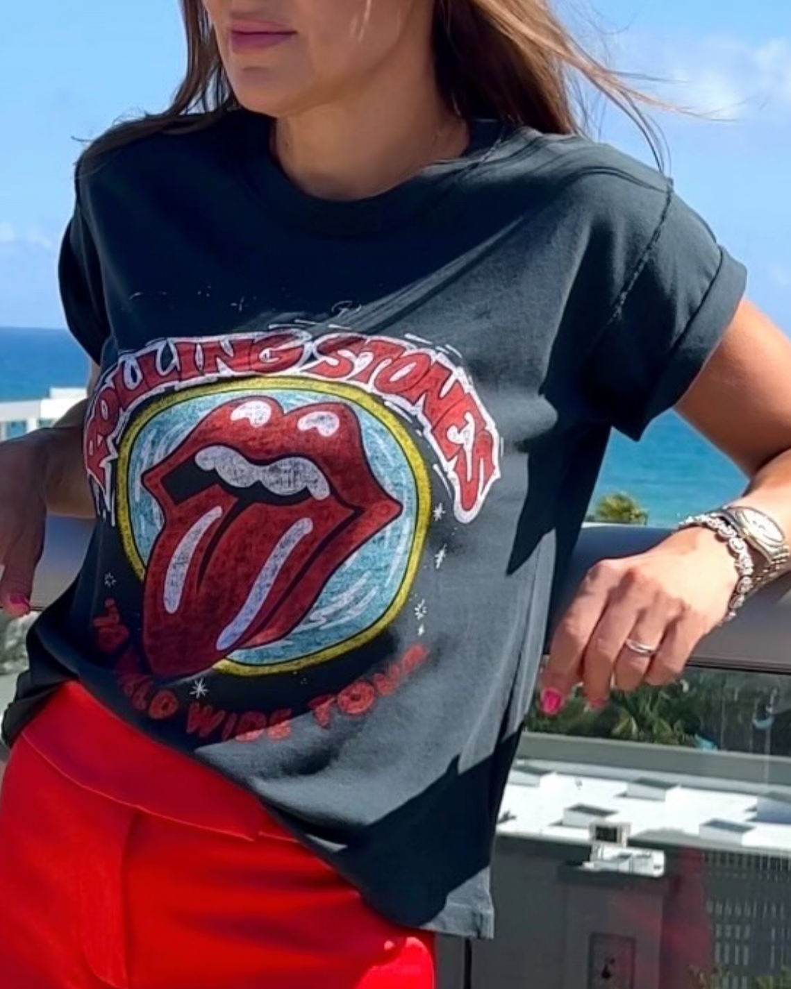DayDreamer Rolling Stone ‘78 RVRSE Tee - Vintage Black