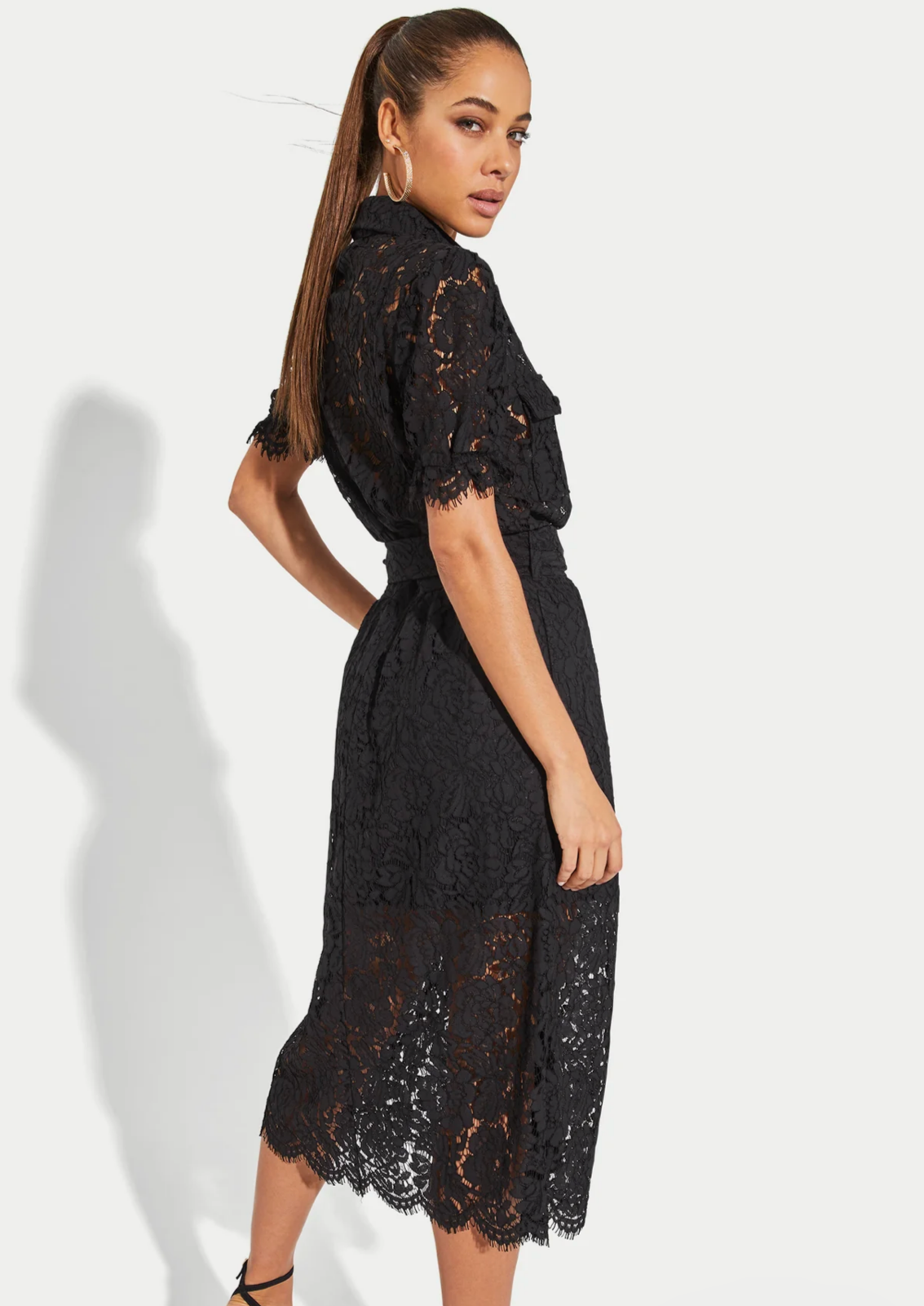 Generation Love Claudia Lace Dress - Black
