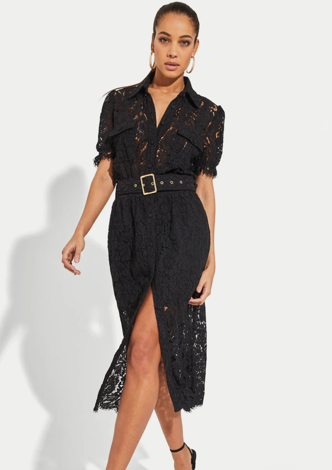 Generation Love Claudia Lace Dress - Black