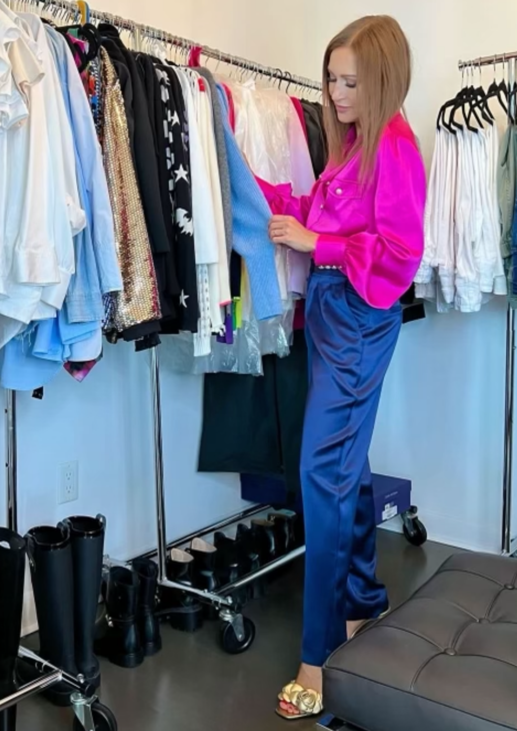 Generation Love Lennox Blouse - Hot Pink