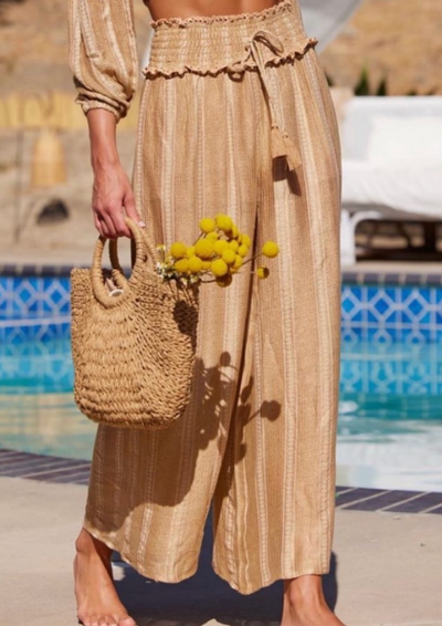 Surf Gypsy Wide Leg Pant - Gold