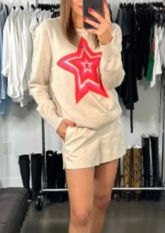 Lisa Todd Point Taken Sweater - Almond