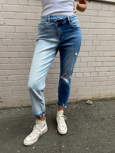 Flying Monkey Cross Fly Two Tone Denim