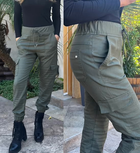 Bevy Flog Pull On Cargo Pants - Green