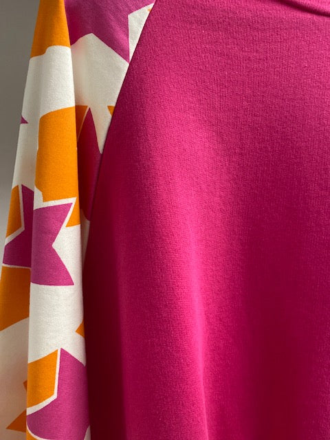 MINI Sweater with Star Sleeve Detailed - Green