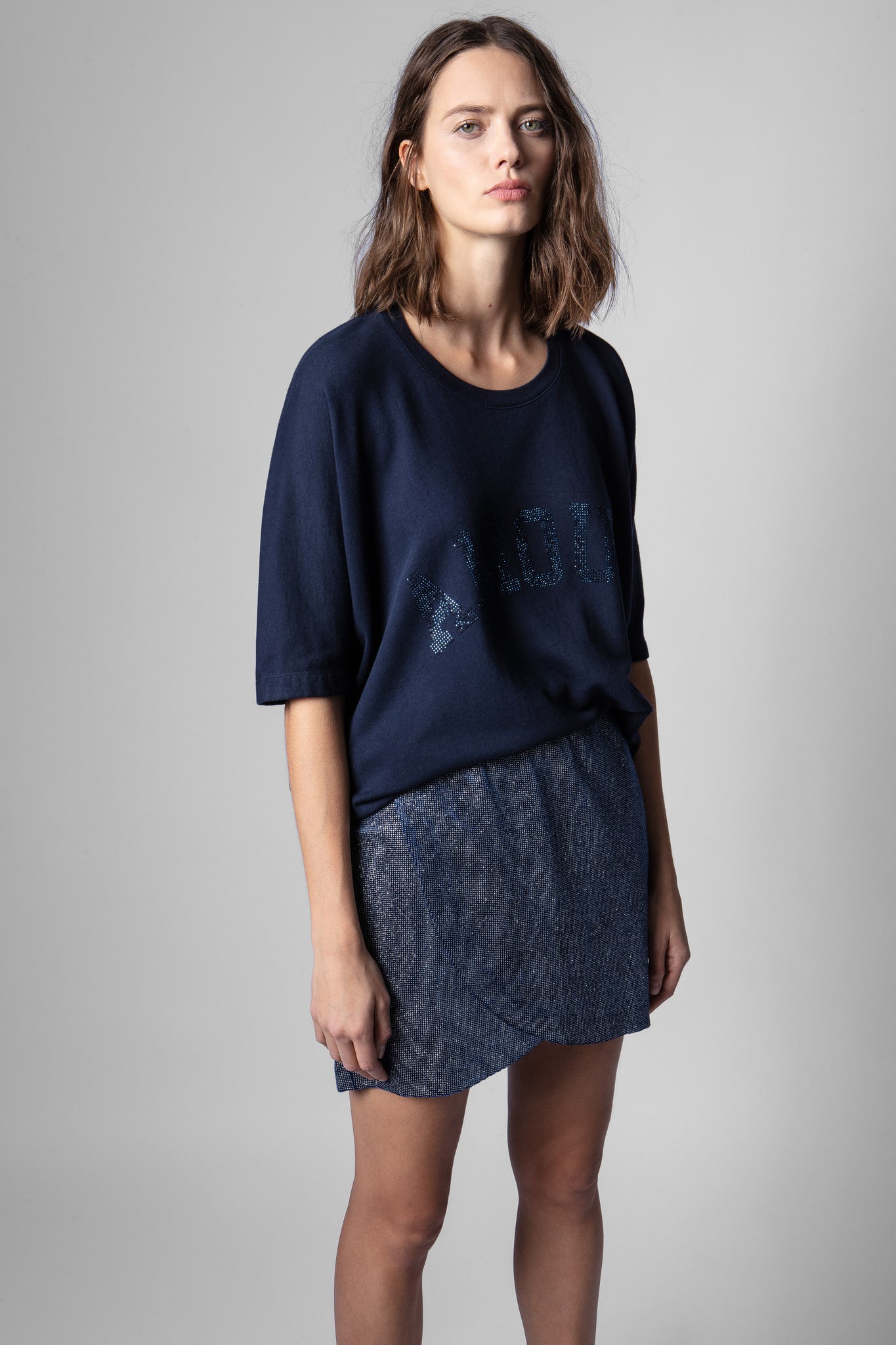 Zadig Voltaire Portland Amour Strass