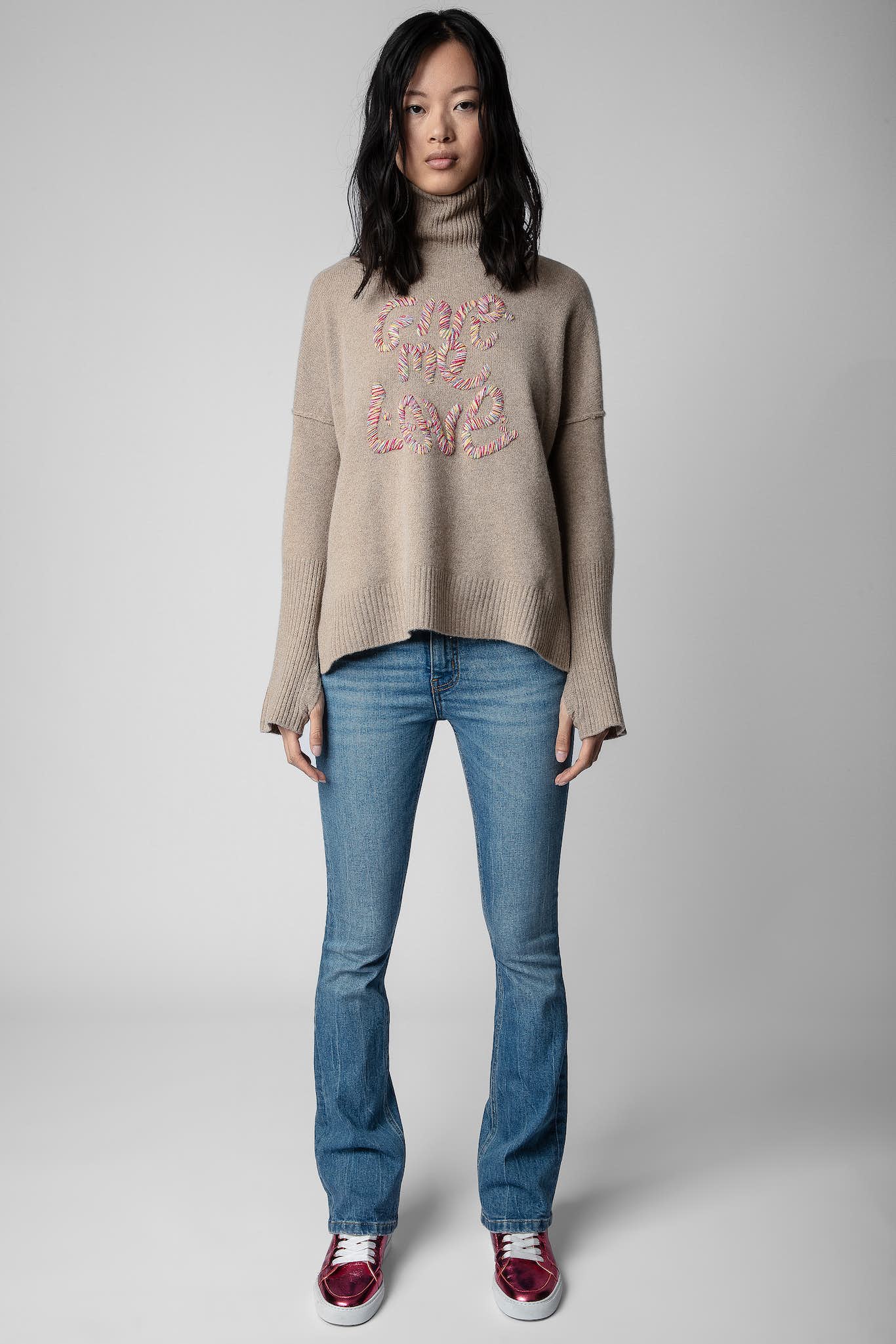 Zadig & Voltaire Alma We Give Me Love - Rainbow Stich