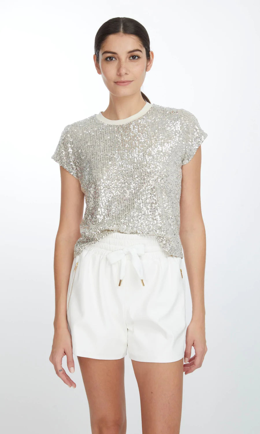Generation Love Kai Sequin T-shirt - Argento
