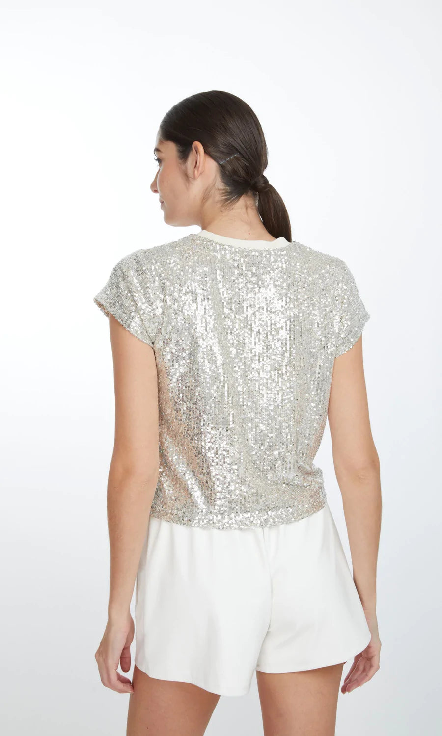 Generation Love Kai Sequin T-shirt - Argento