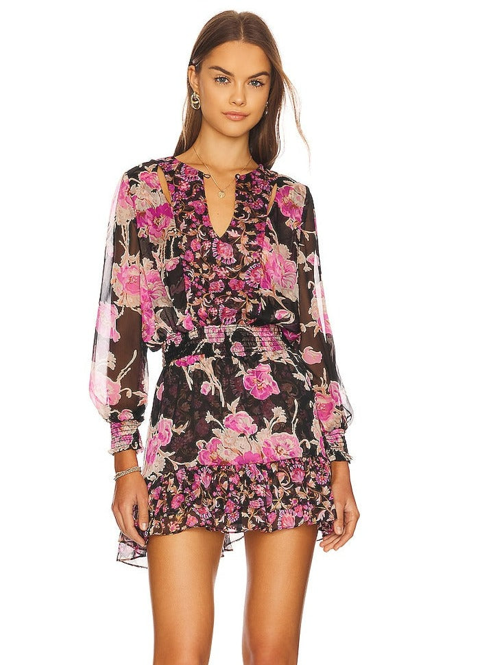 MISA Rosetta Mix IRINA Dress