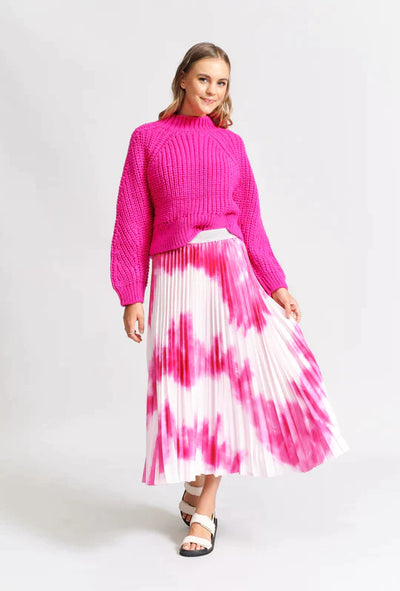 WATO The Chunky Knit Sweater - Hot Pink