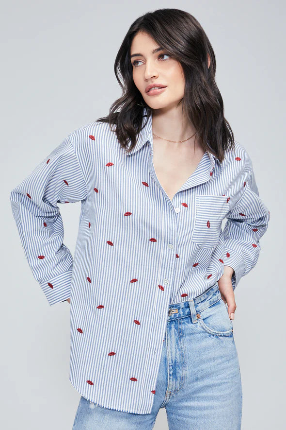 WILDFOX  Hello Sailor Thea Top - Sailor Stripe