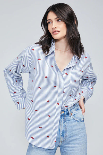 WILDFOX  Hello Sailor Thea Top - Sailor Stripe