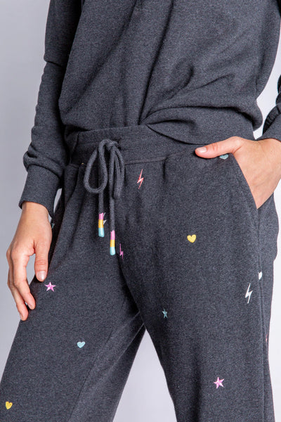PJ Salvage “One Love Lounge “Jogger Embroidered