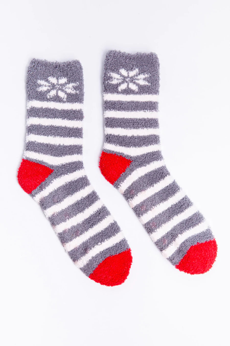 PJ Salvage Fun Socks Stripes - Charcoal