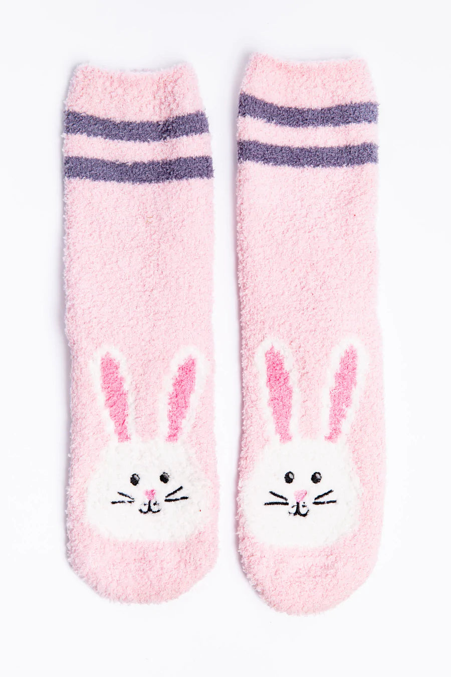 PJ Salvage Fun Socks Bunny - Pink