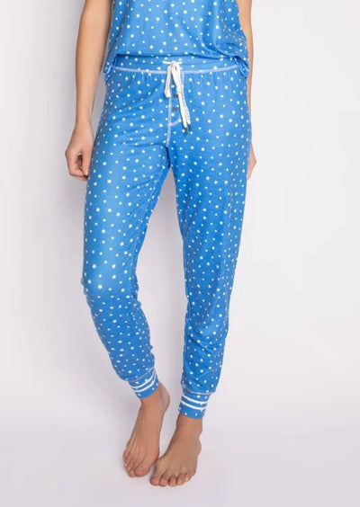 PJ Salvage Blue Stars Pants - Blue