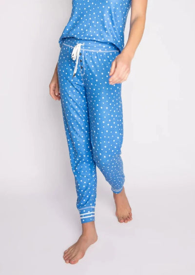 PJ Salvage Blue Stars Pants - Blue